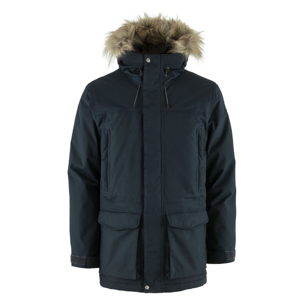 FJALLRAVEN PARKA MENS NUUK LITE DARK NAVY